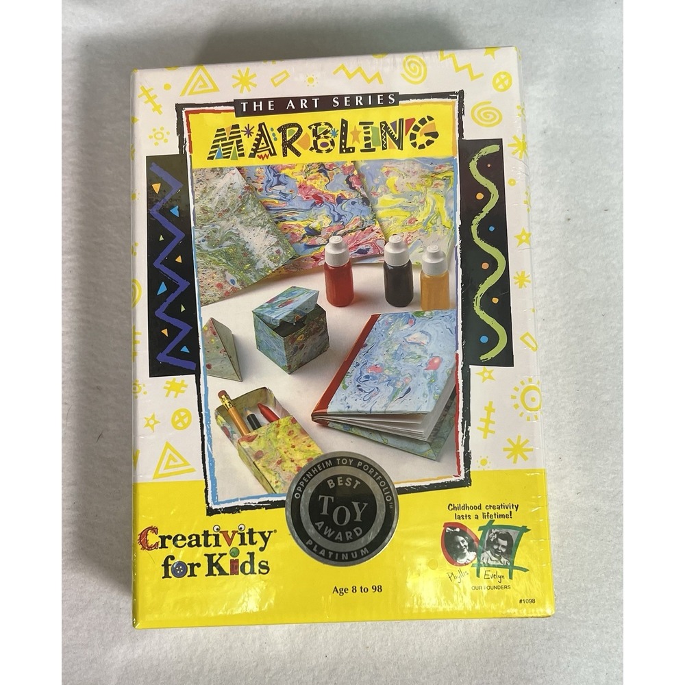 Creativity For Kids Marbling Paint Set Sealed NEW in‎ box
